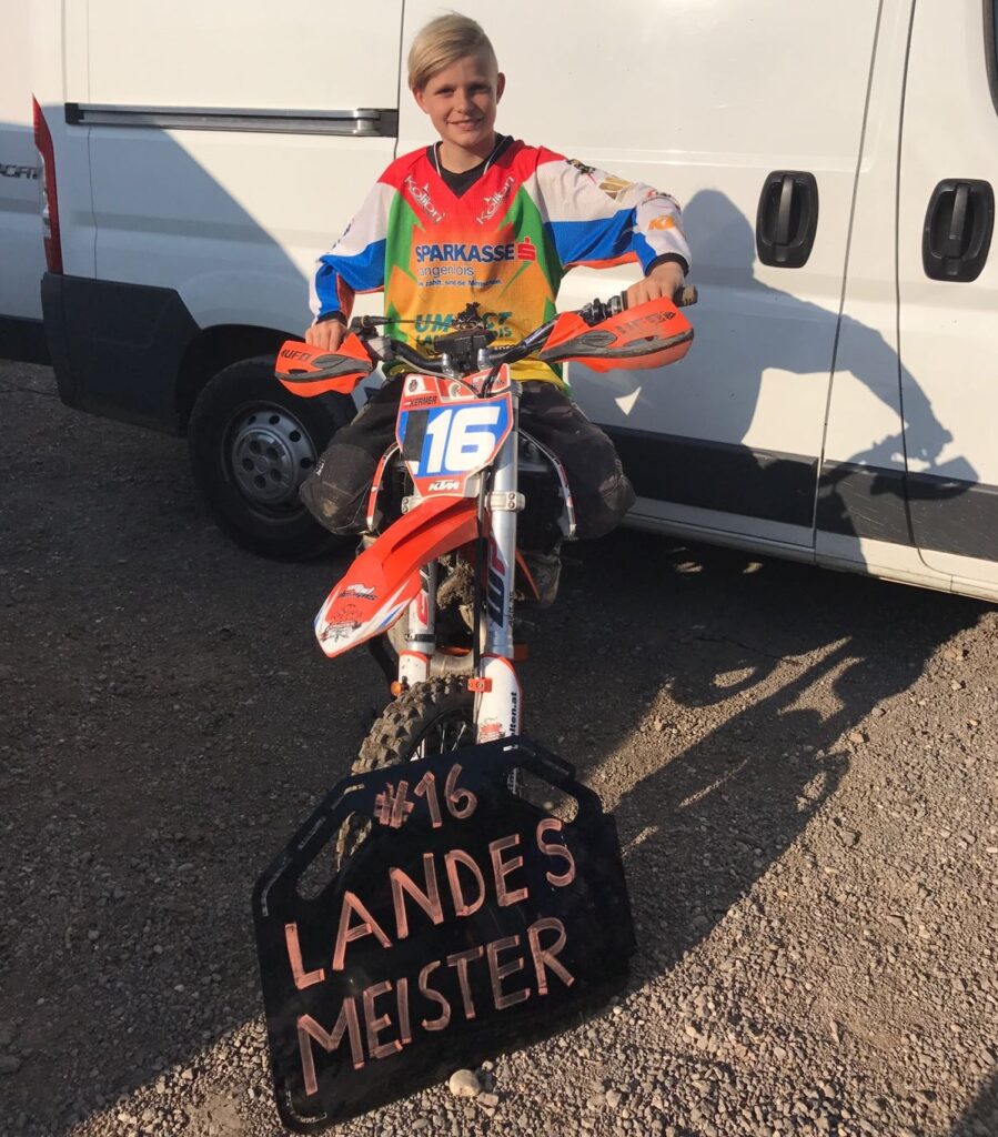 Motocross-Landesmeistertitel für Fabian Kermer!